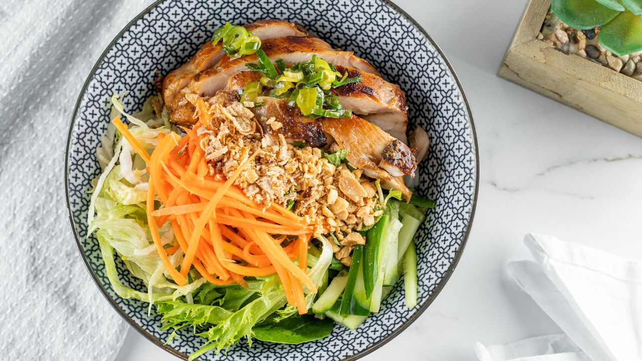 BBQ Chicken Vermicelli Salad