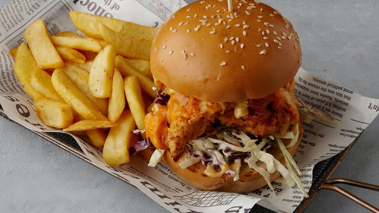 Fried Chicken Burger