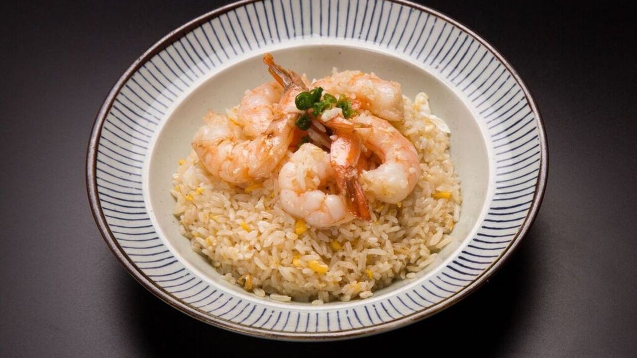 Garlic Prawn Fried Rice