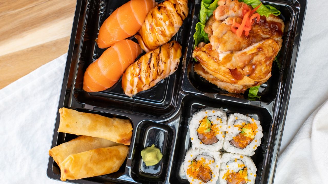 Sushi & Teriyaki Chicken Bento Box