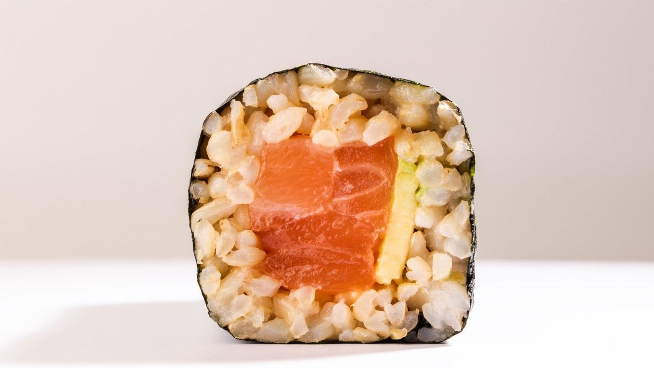 Salmon Avocado Brown Rice