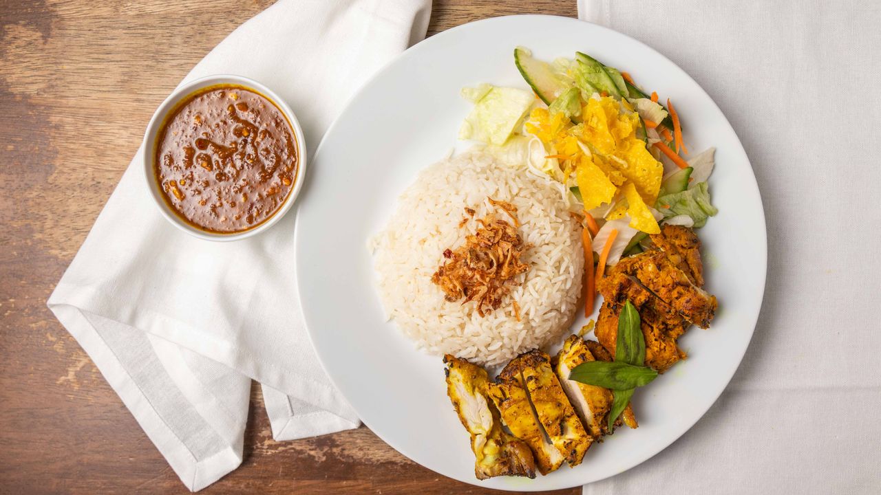 Grilled Satay Rice