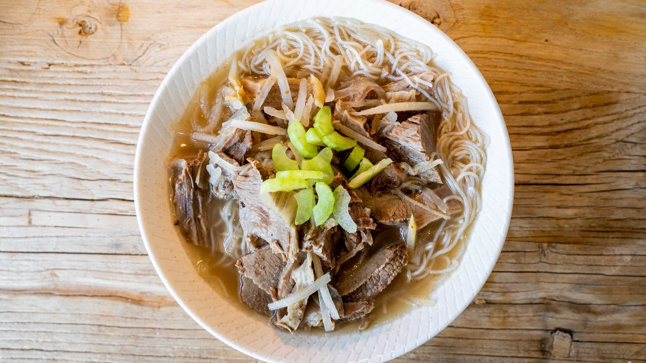 3. Beef Brisket & Tripe Vermicelli Rice Noodles Soup