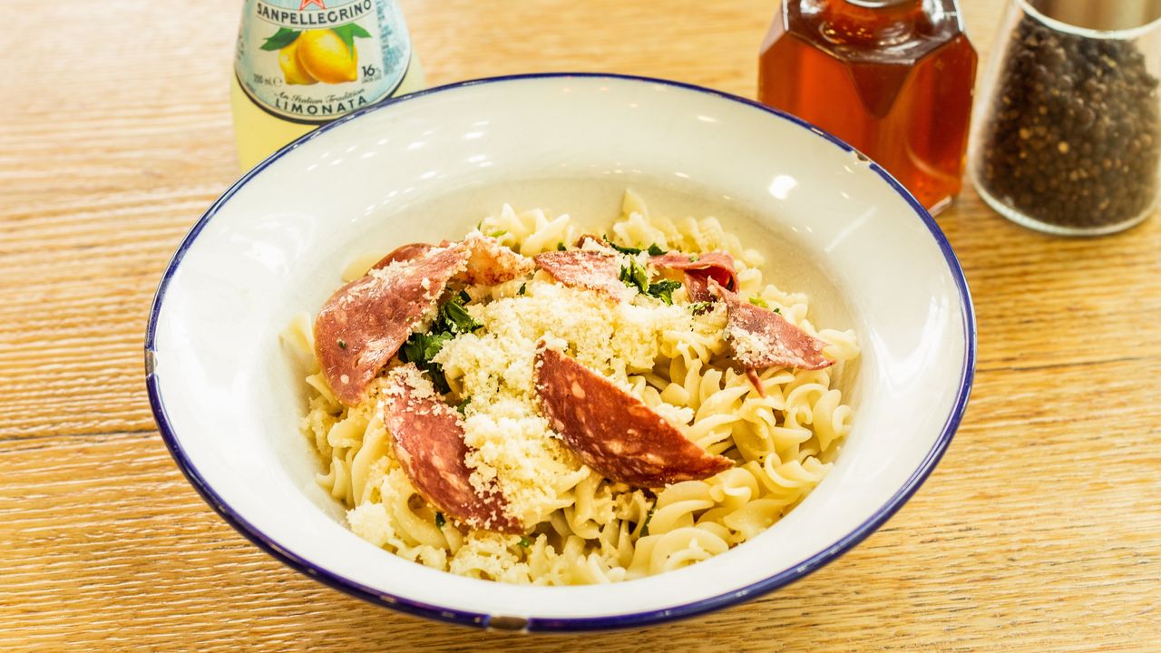 Black Truffle and Salami