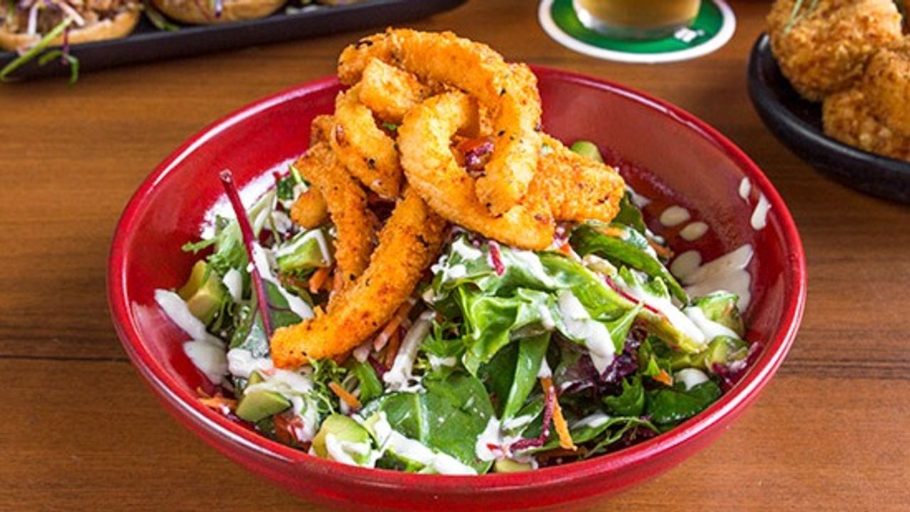 Calamari vs Avocado Salad