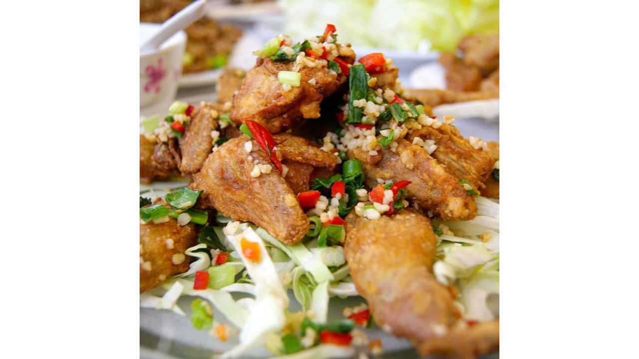 Deep Fried Quail with Salt and Chili
