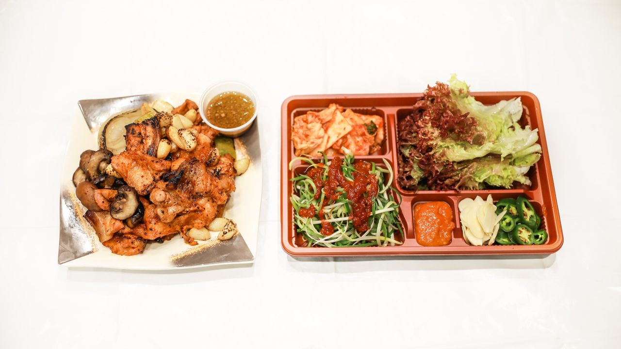 Marinated Pork Charcoal BBQ Set