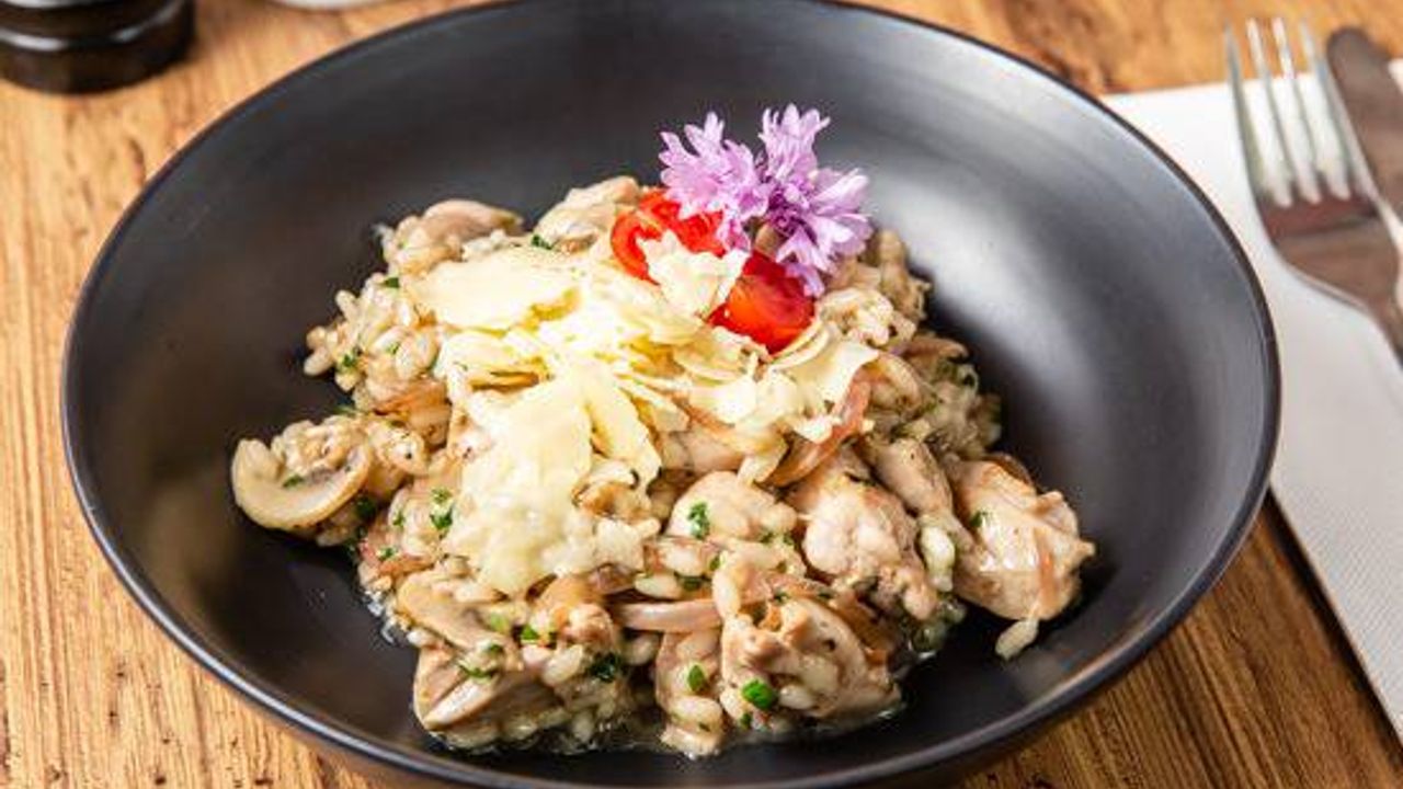 Chicken and Mushroom Risotto
