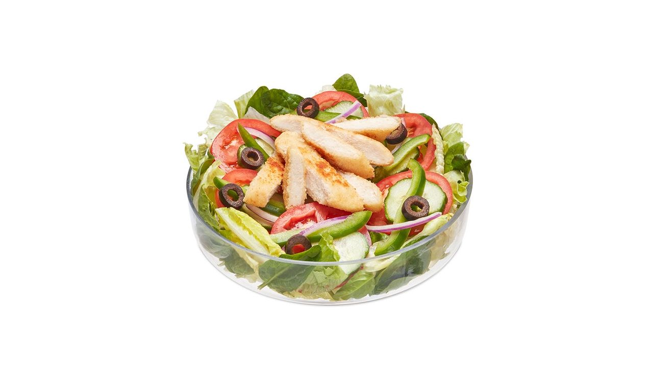 Chicken Schnitzel Salad