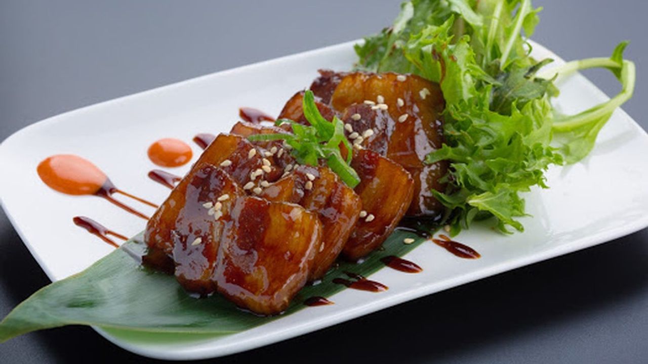 Japanese Style Grilled Pork Belly