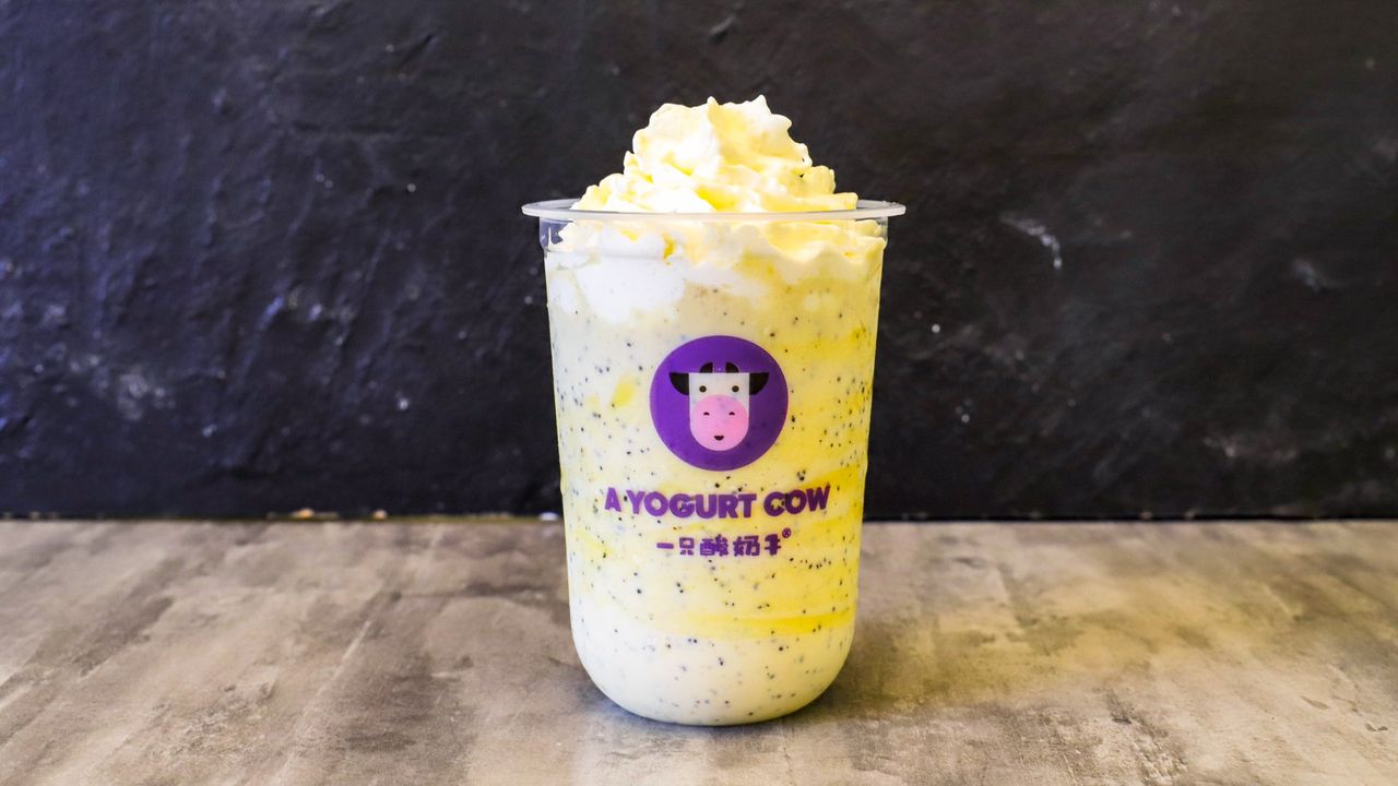 Passion Fruit with Yoghurt Whipped Cream