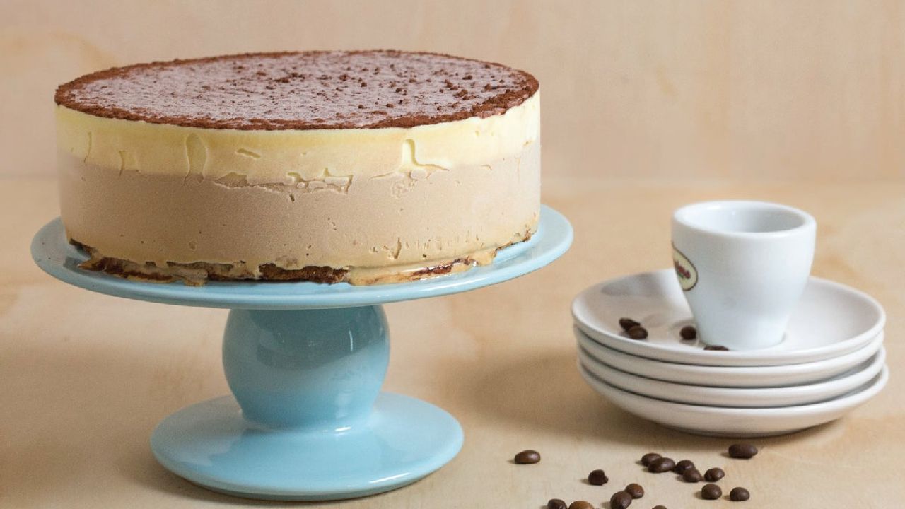 Espresso Vanilla Gelato Cake
