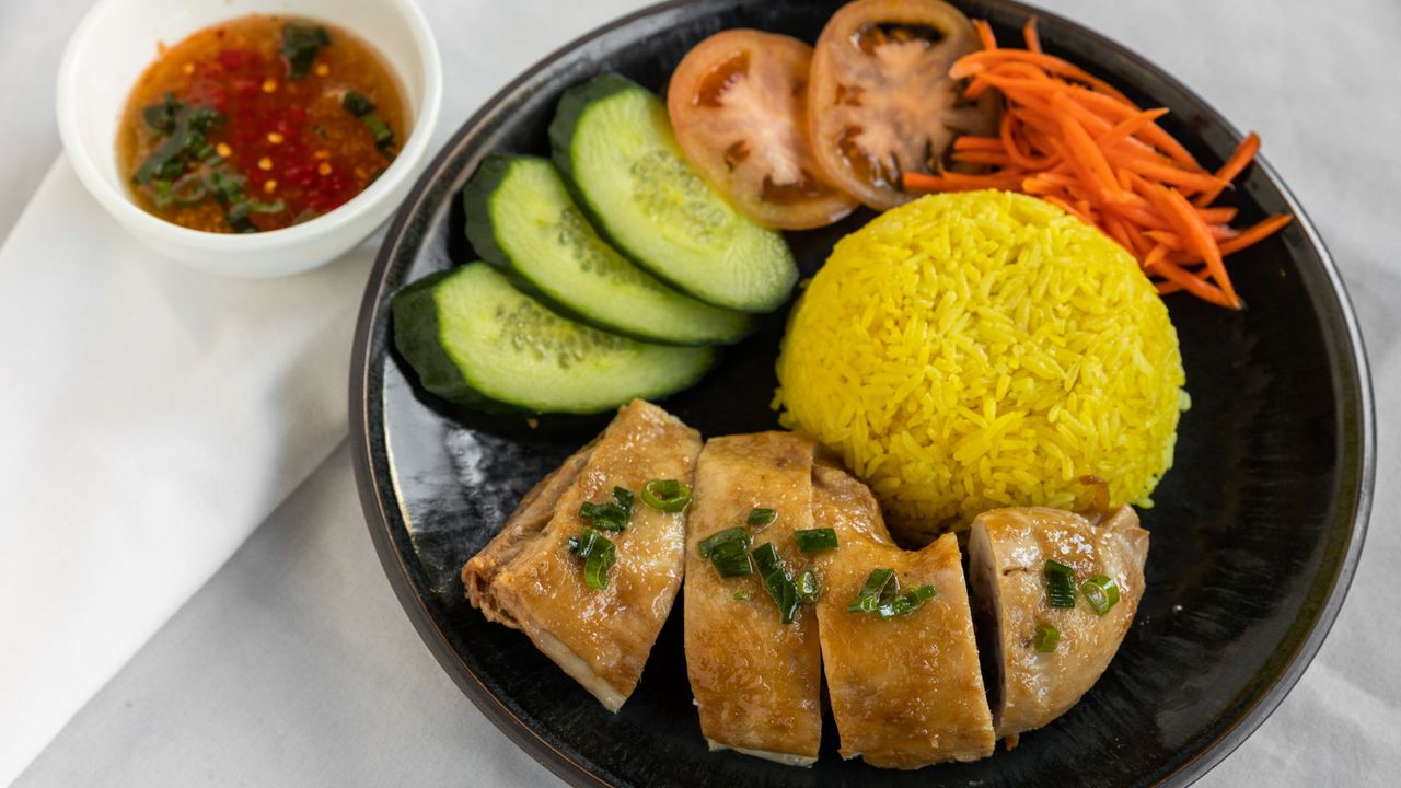 45. Hainanese Chicken Rice