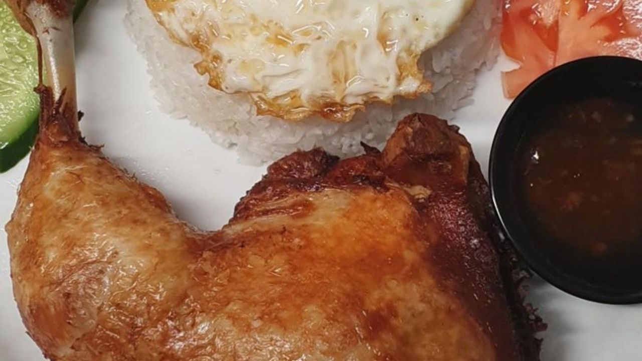 Crispy Chicken with Rice