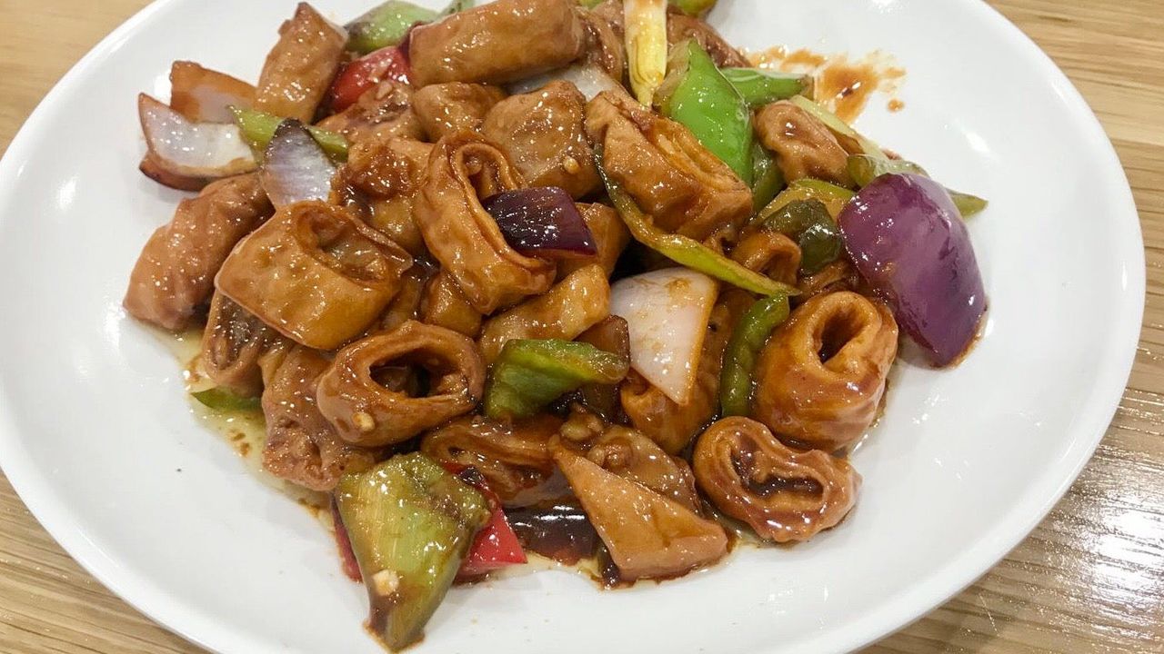 Stir Fried Pork Intestine