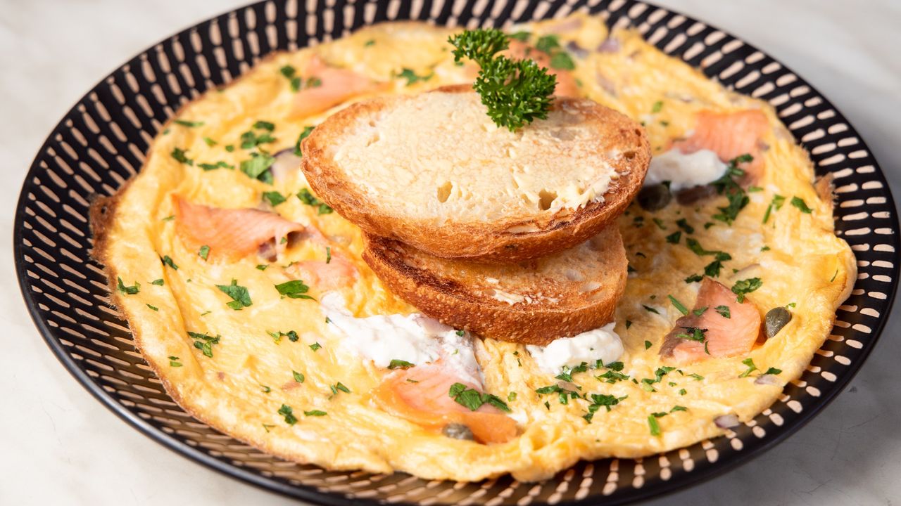 Smoked Salmon Omelette