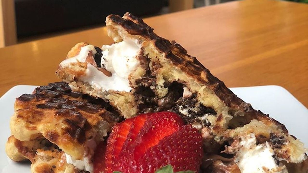 Toasted Waffle Sandwich