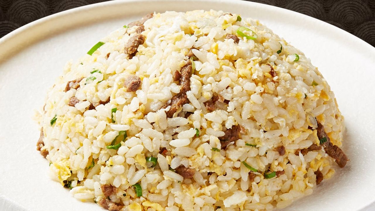 Egg Fried Rice with Shredded Beef