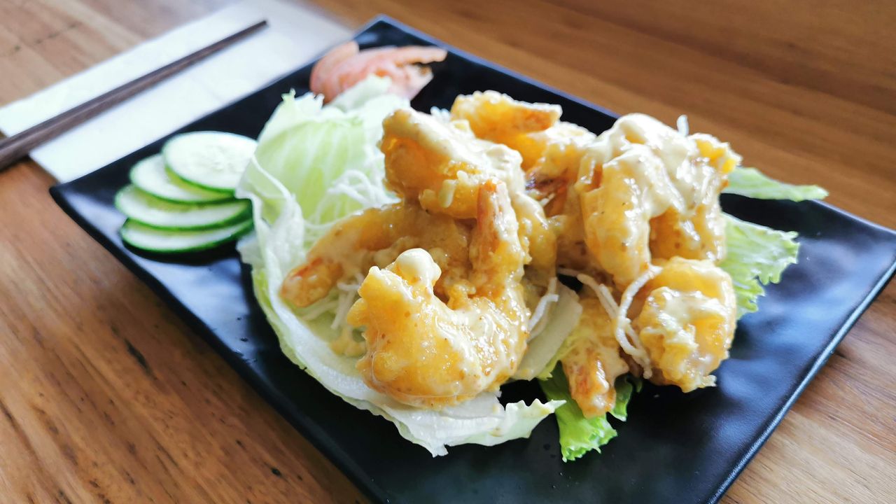 Wasabi Prawns