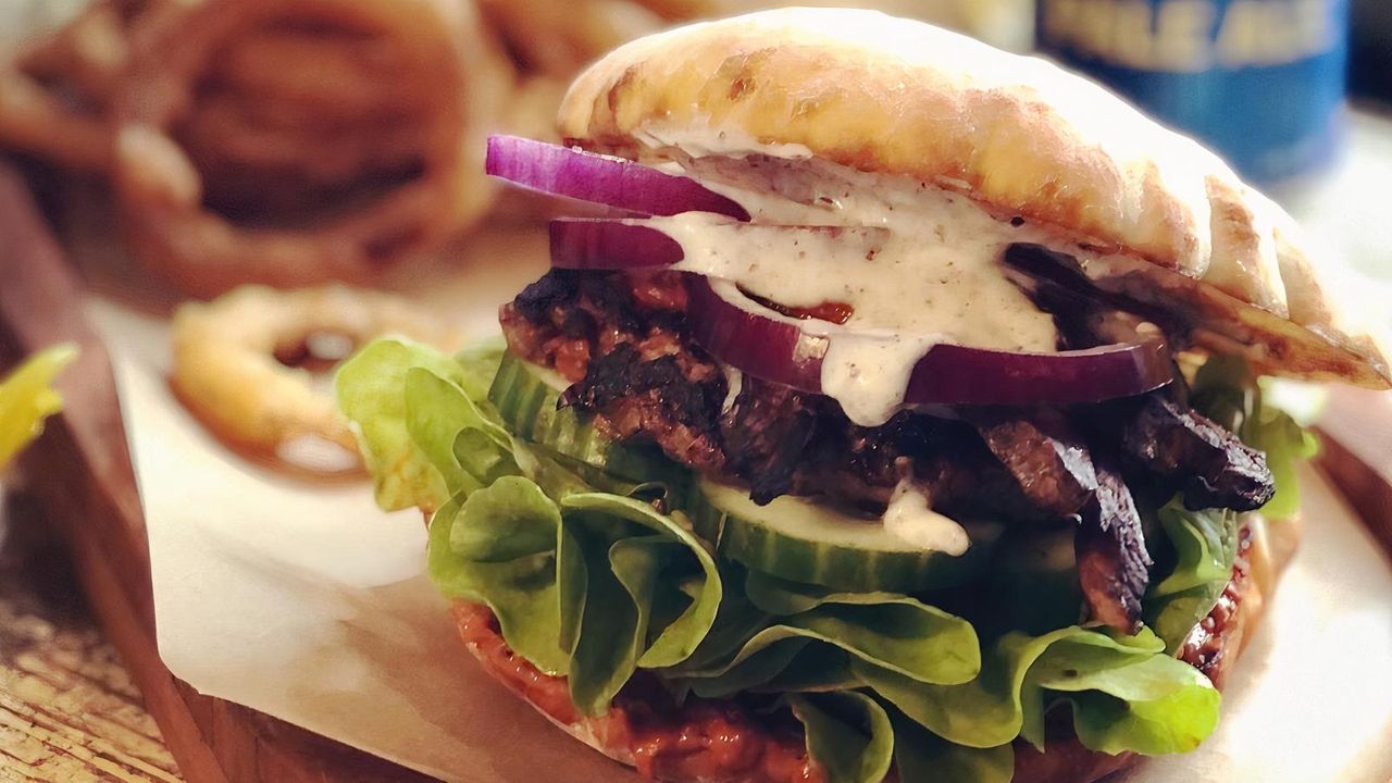 Spiced Adana Lamb Burger