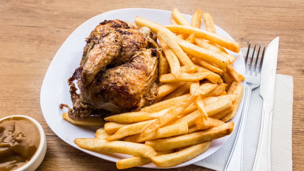 Charcoal Chicken & Chips