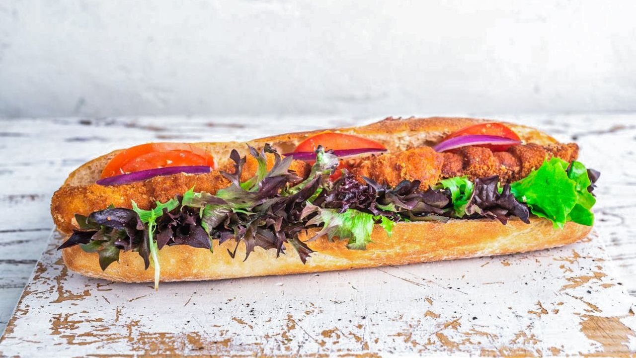 Chicken Schnitzel Panini