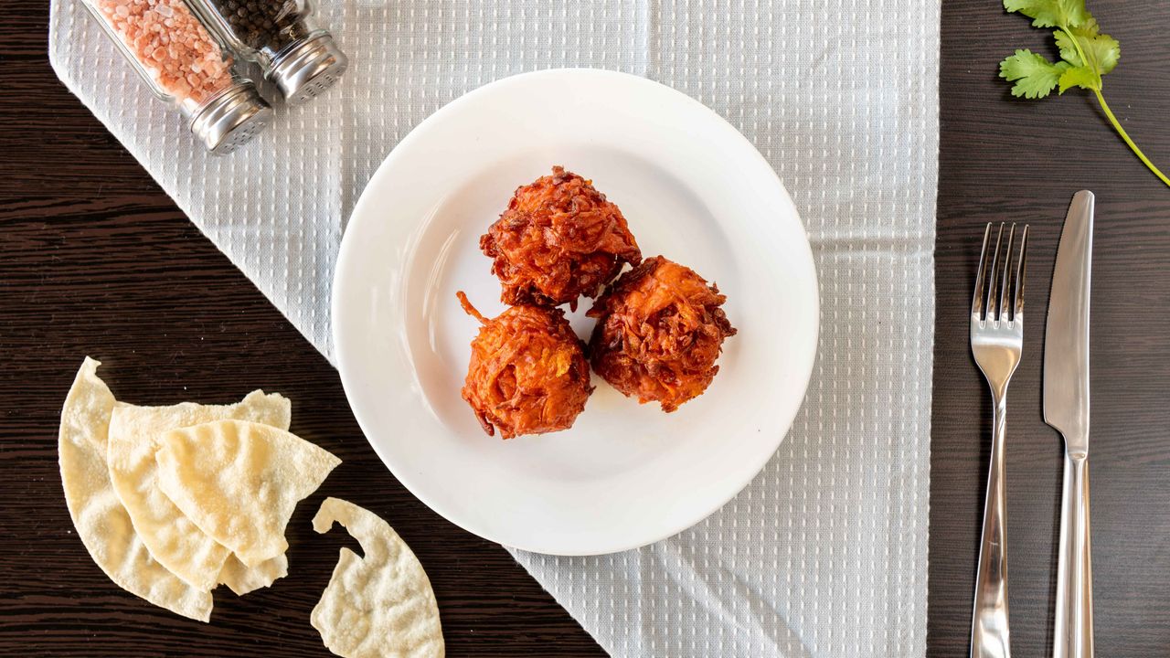 Onion Bhaji (Gluten Free) (3 Pieces)