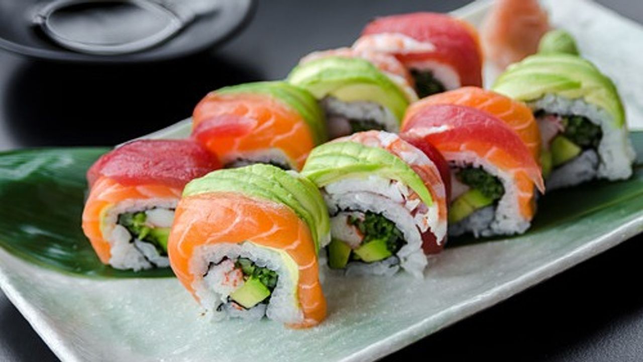Rainbow Sushi Roll