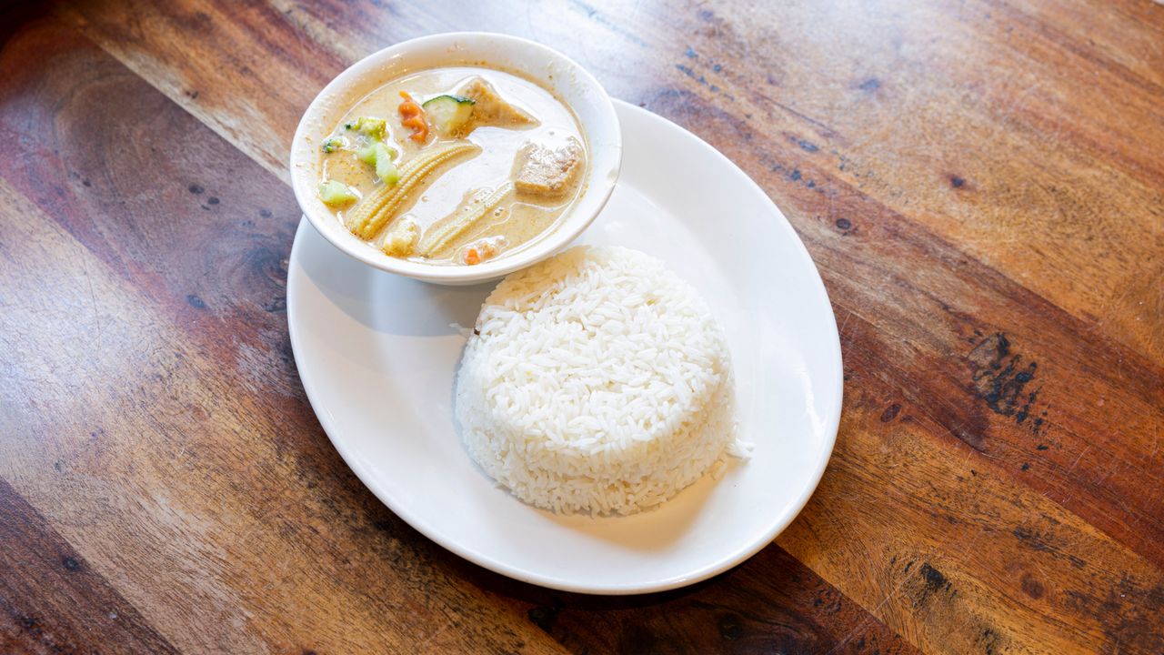 Thai Green Curry with Rice