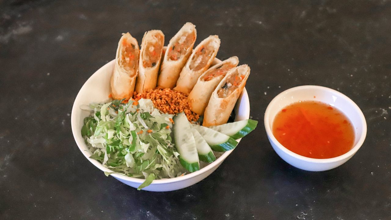 Spring Rolls with Vermicelli Salad