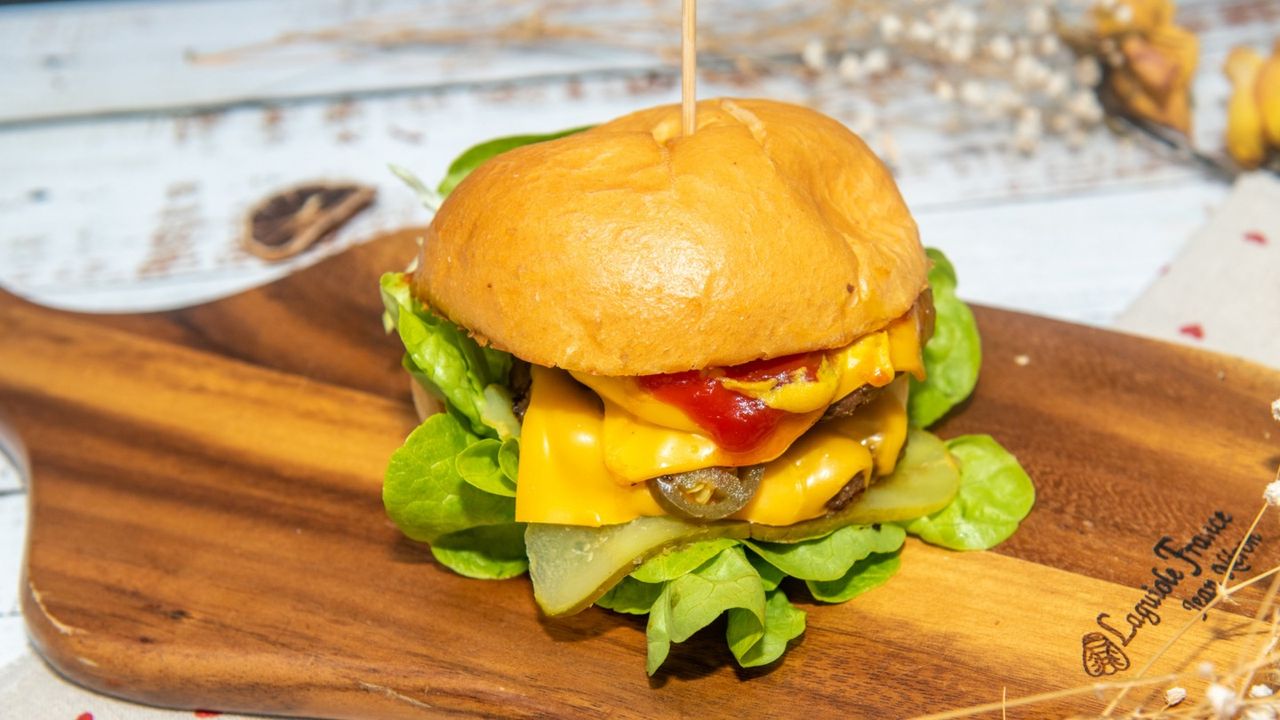 The Chuck Double Double Burger
