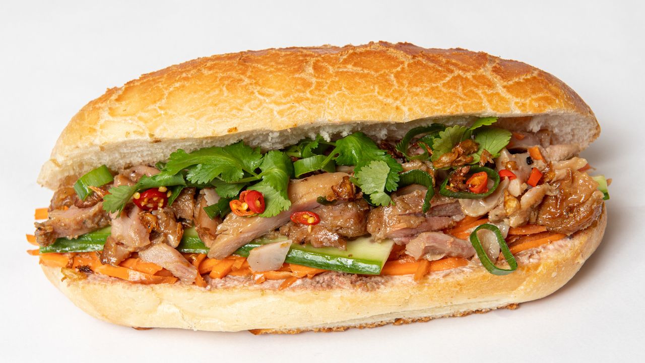 Charcoal BBQ Chicken Banh Mi