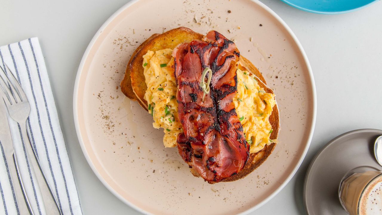 Chive & Crispy Prosciutto Scrambled Eggs