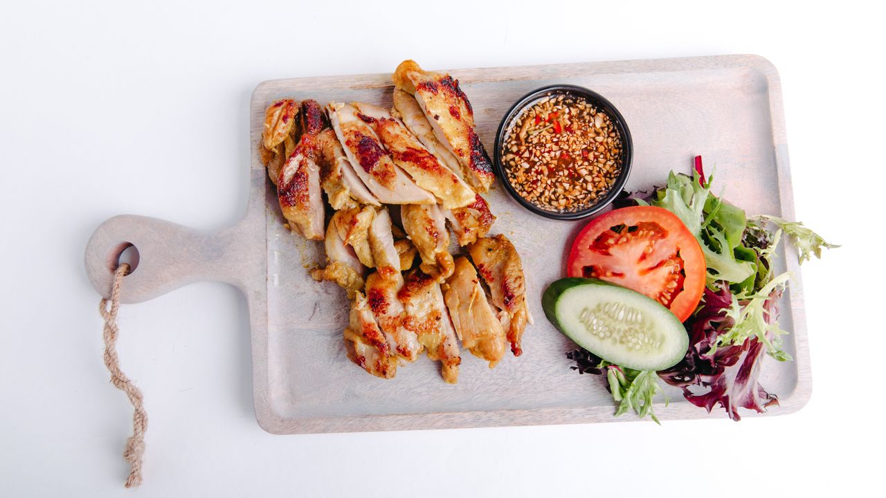 Char Grilled Marinated Chicken Thigh Fillet