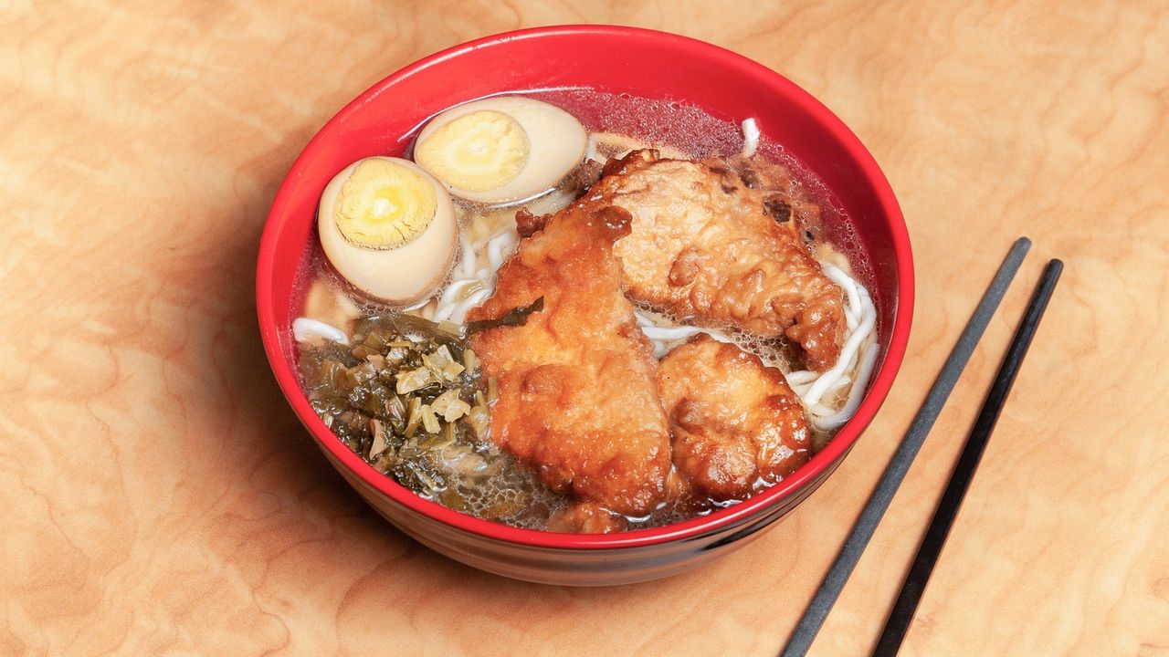 Pork Chops and Egg Noodle