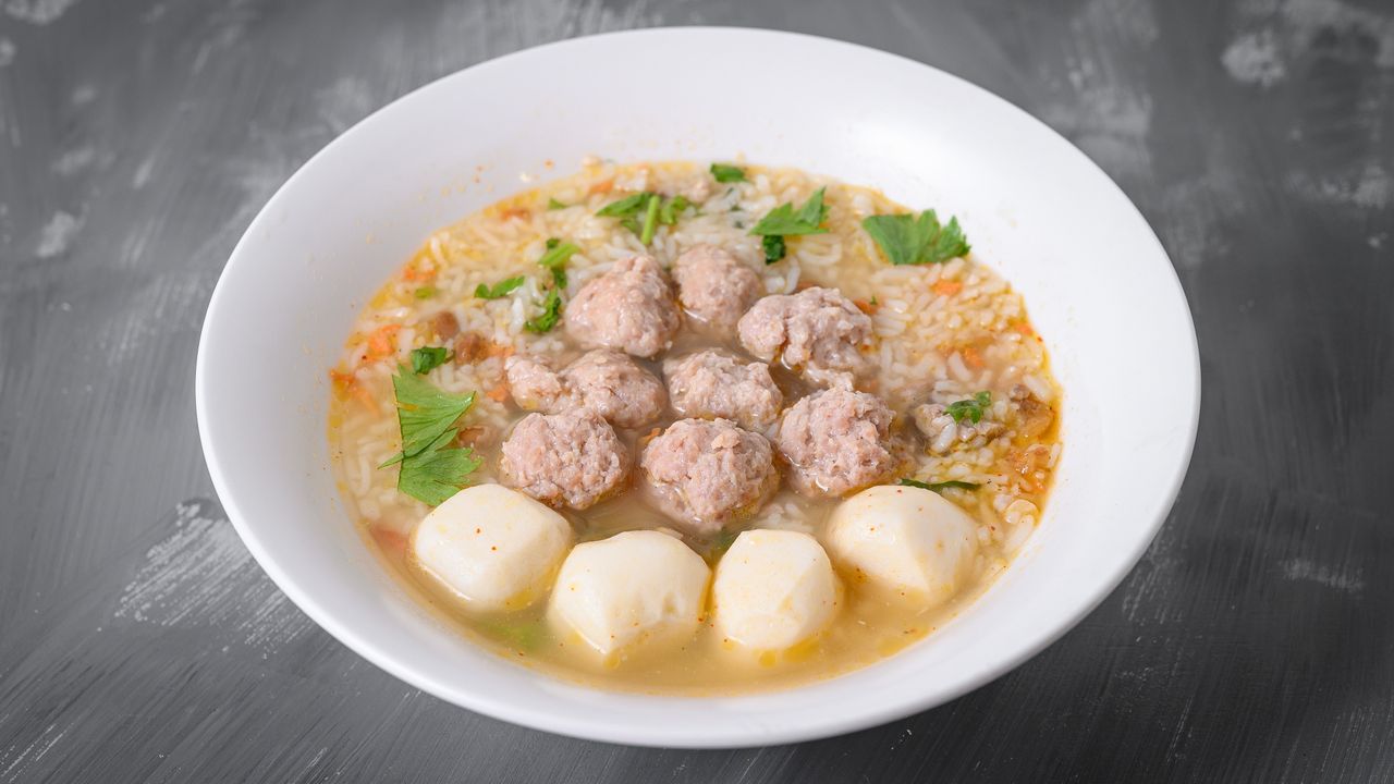 Soft Boiled Rice with Pepper Pork