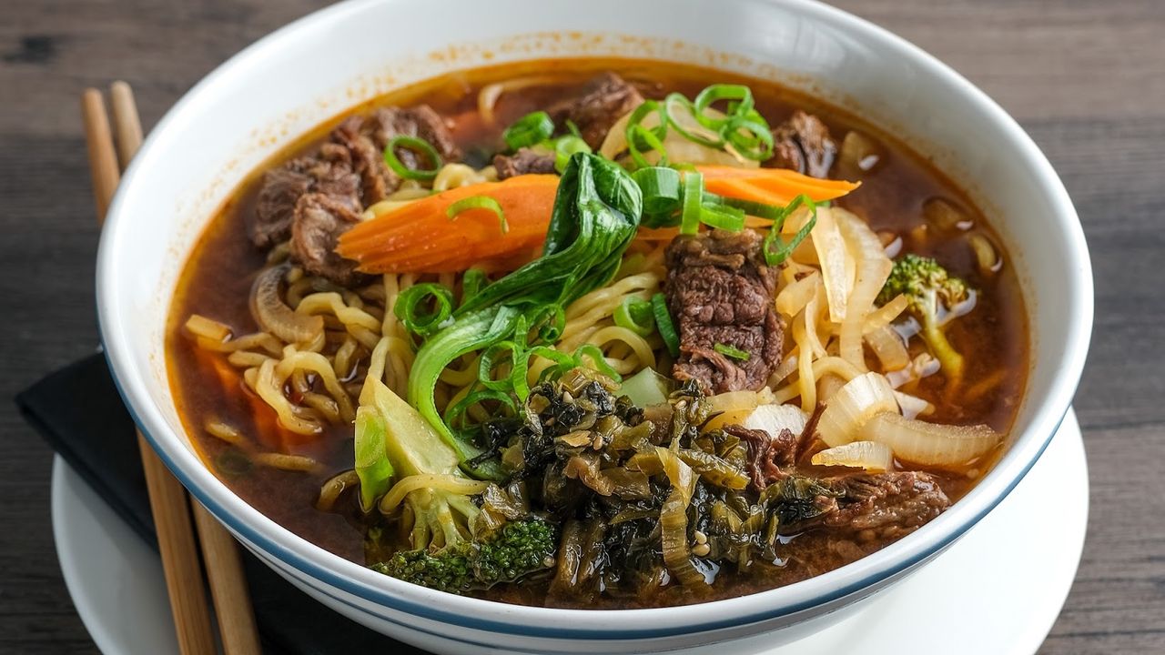 Taiwanese Beef Noodle Soup