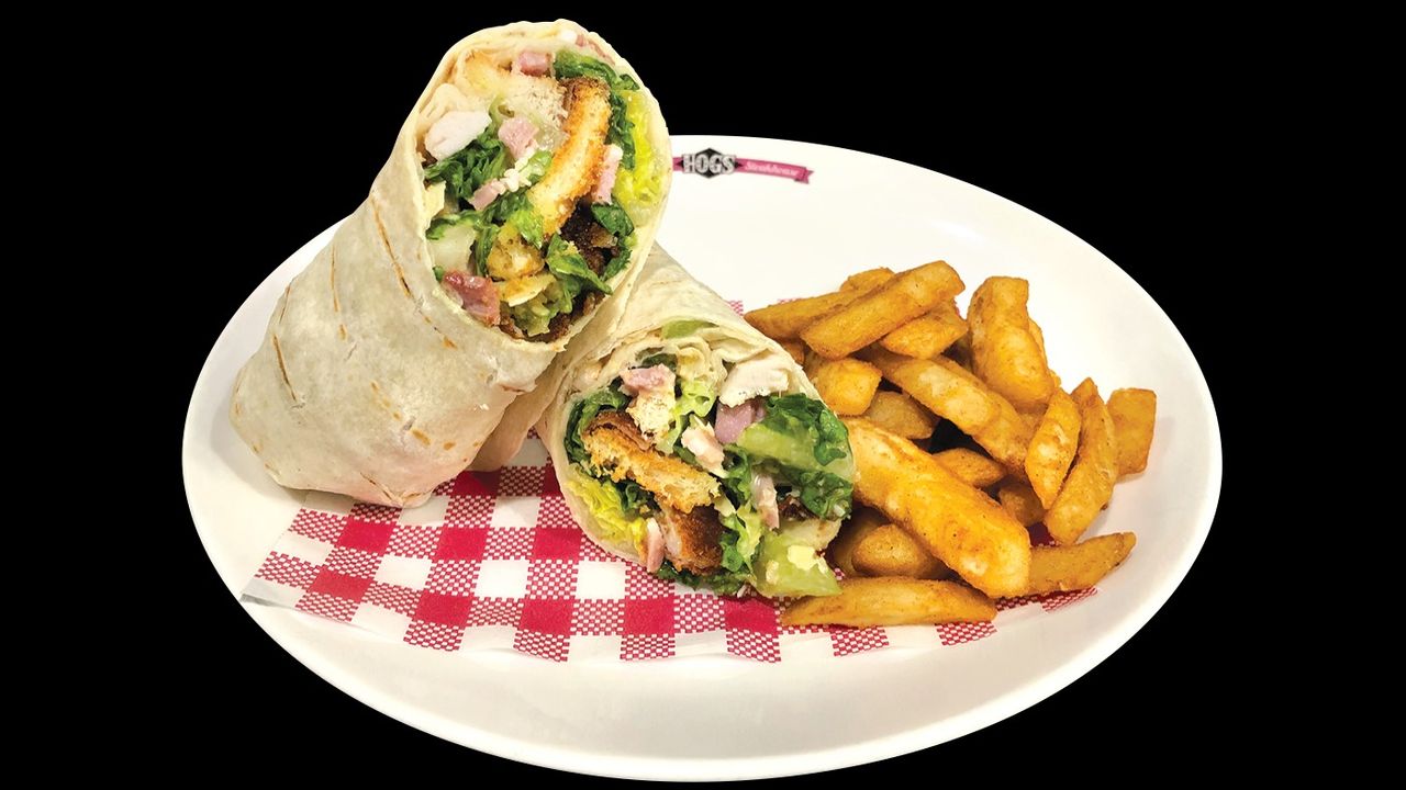 Crispy Chicken Caesar Wrap