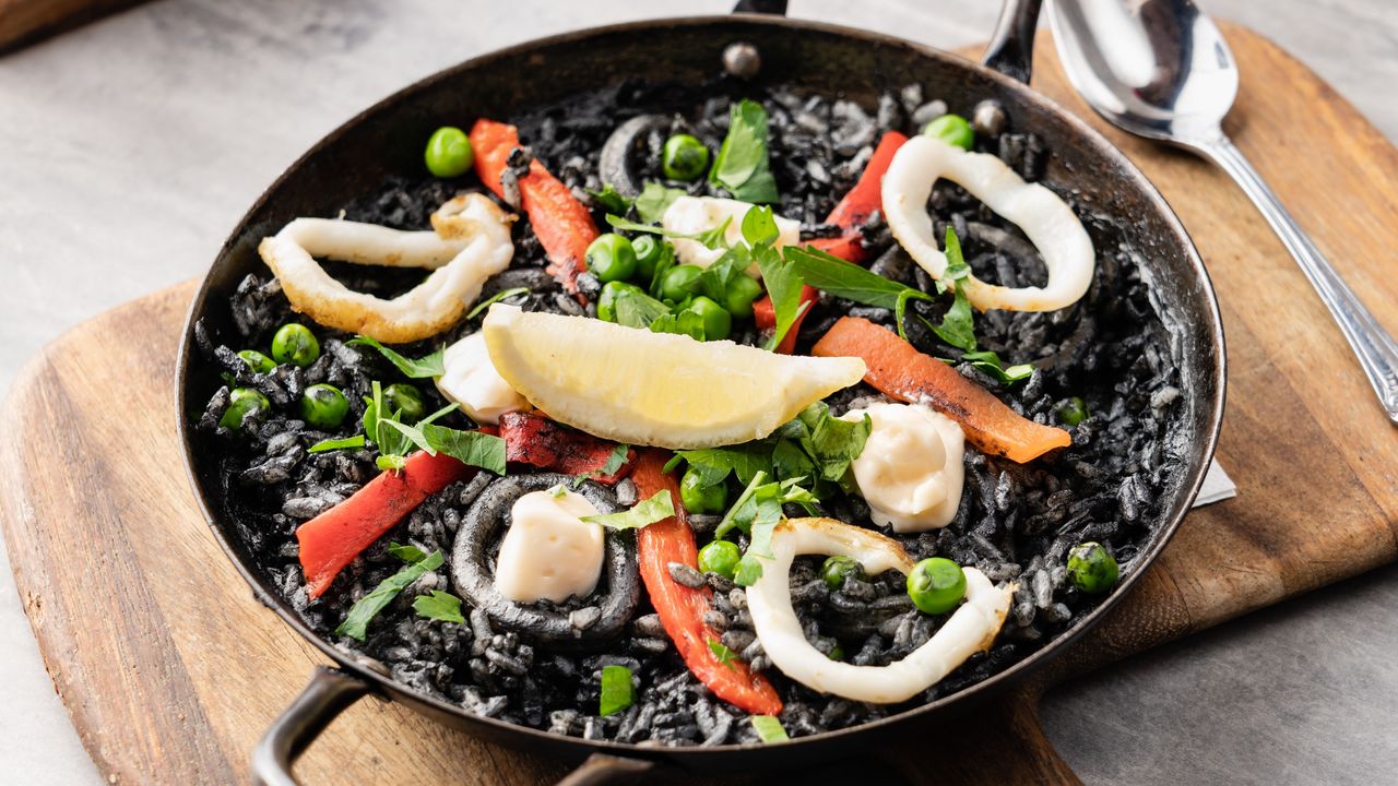 Squid Ink Paella (Gf)(Df)