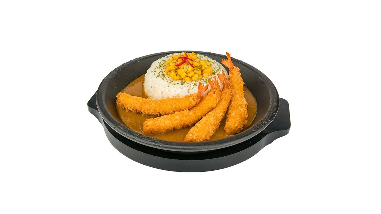Ebi Katsu Sizzling Curry