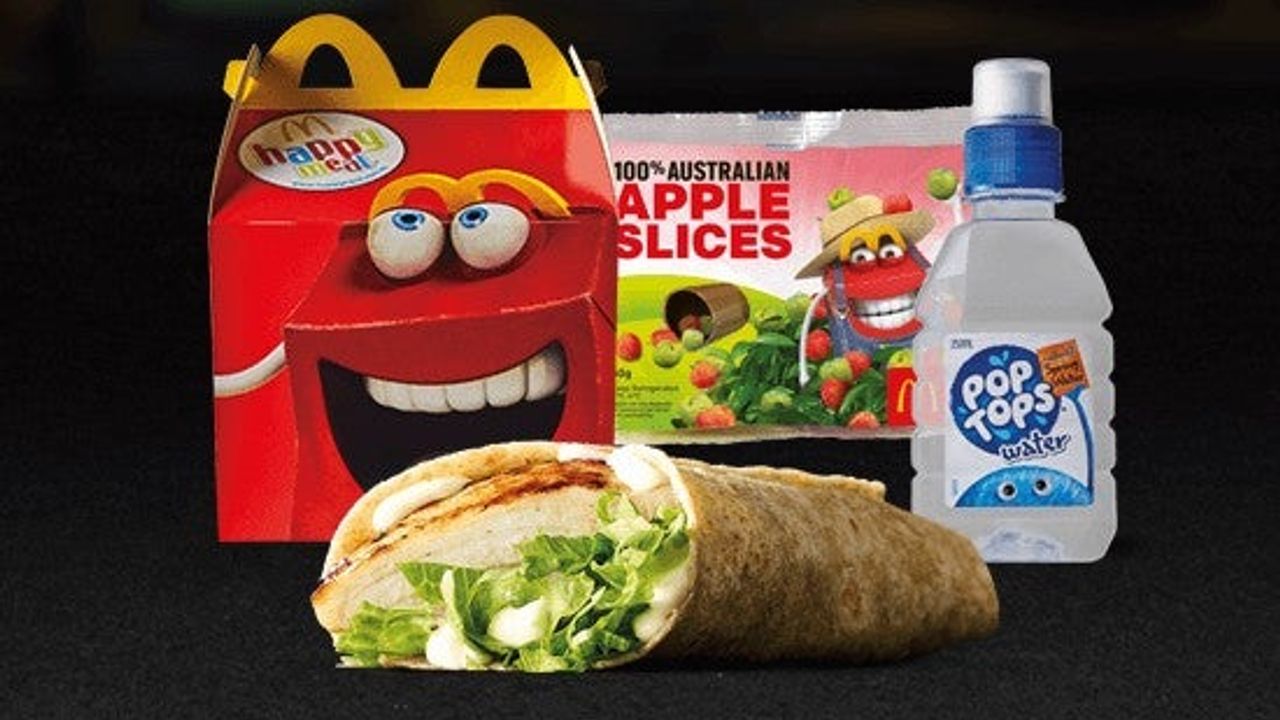 Grilled Chicken Snack Wrap Happy Meal