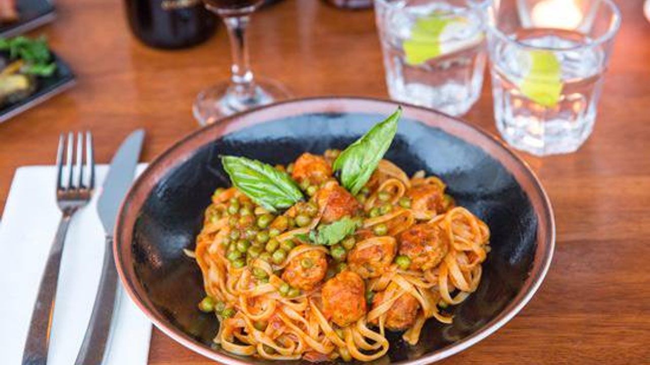 Trenette Con Polpettine Della Zia