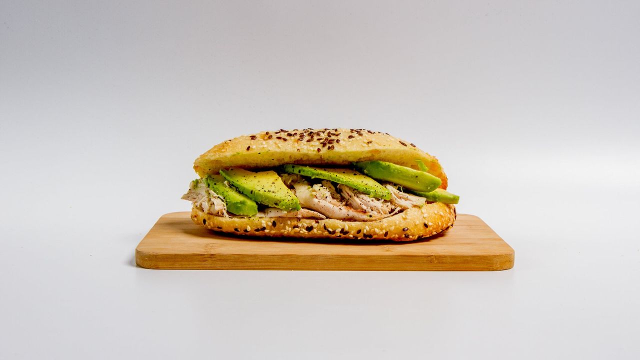 Chicken and Avocado Foccacia