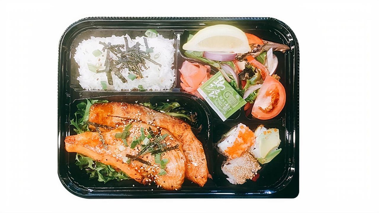 Teriyaki Salmon Bento