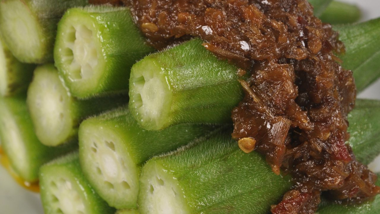 Okra in Assam Paste