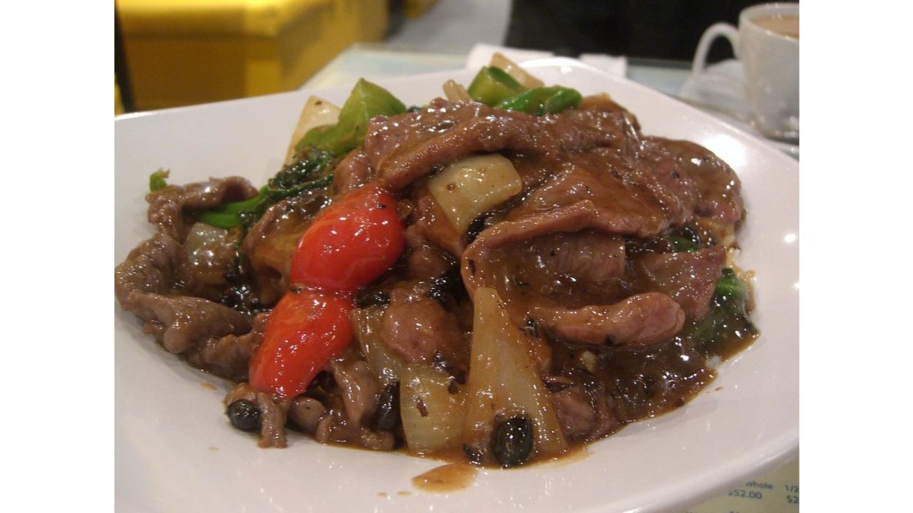 Beef in Black Bean Sauce