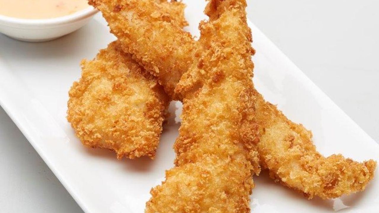 Fish Goujons - Sesame Crusted with Wasabi Mayo