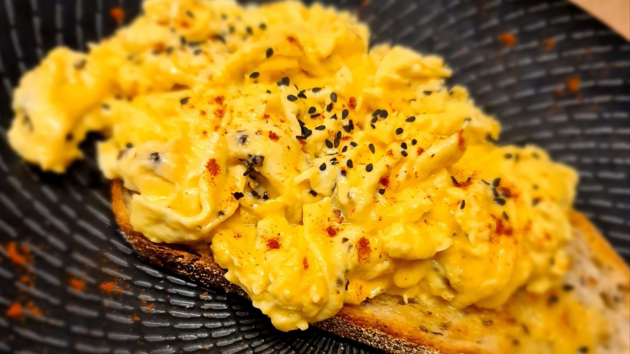 Scrambled Eggs on Toast