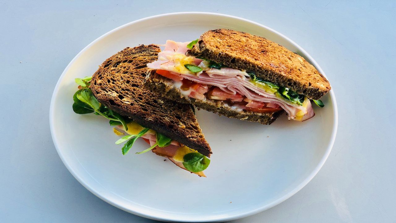 Smoked Salmon Sourdough Sandwich