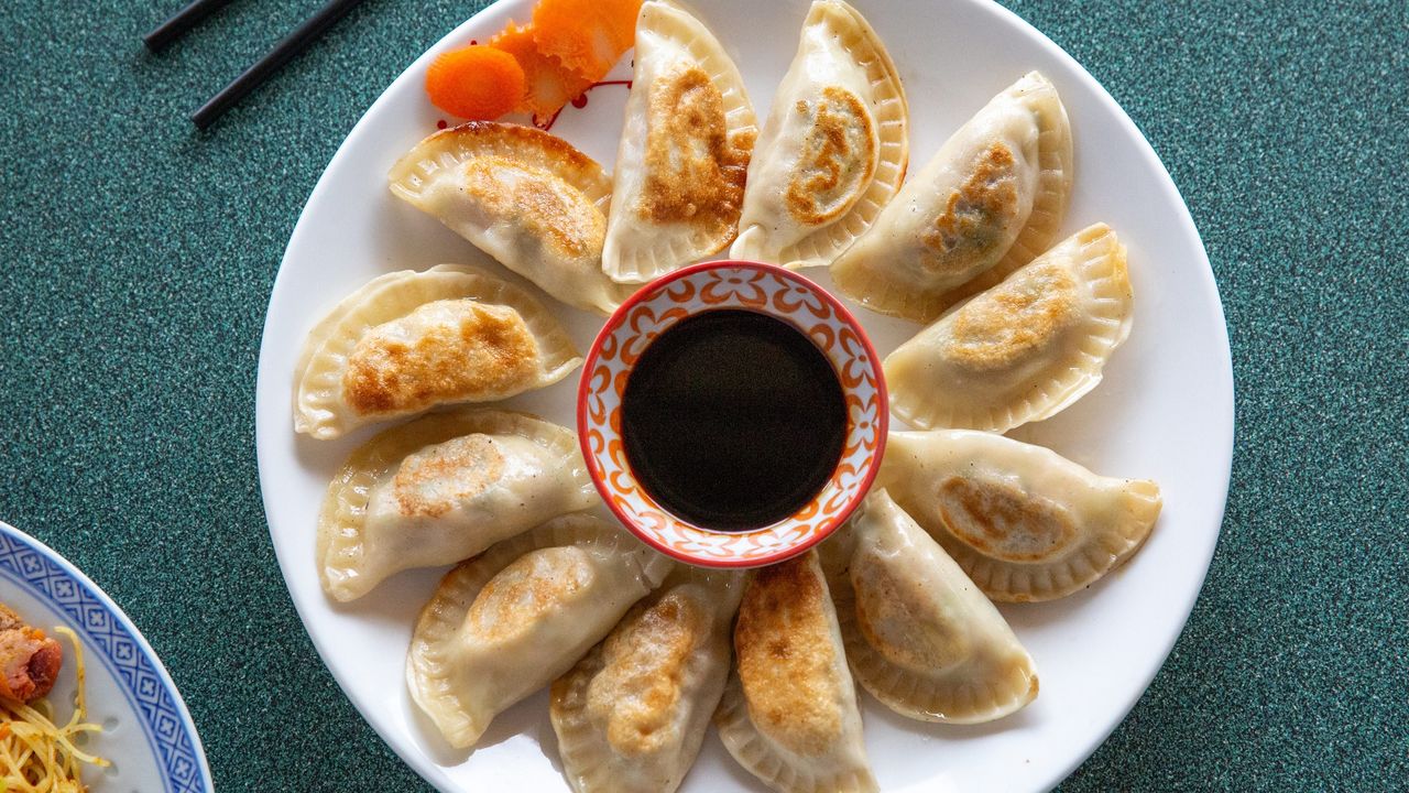 46. Fried or Steam Dumplings (12 Pcs.)